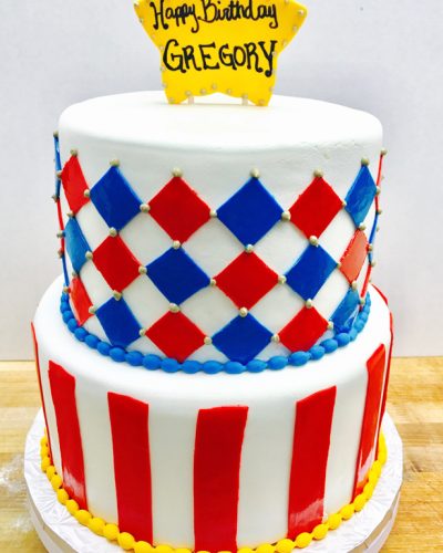 Red White And Blue Cake