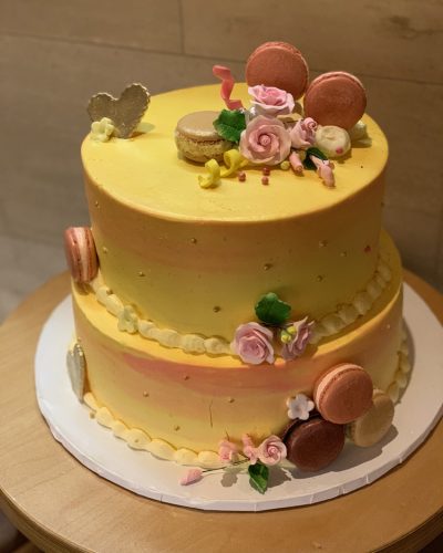 Yellow Pink Cake