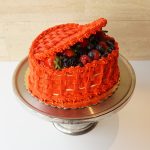 Basket Heart cake